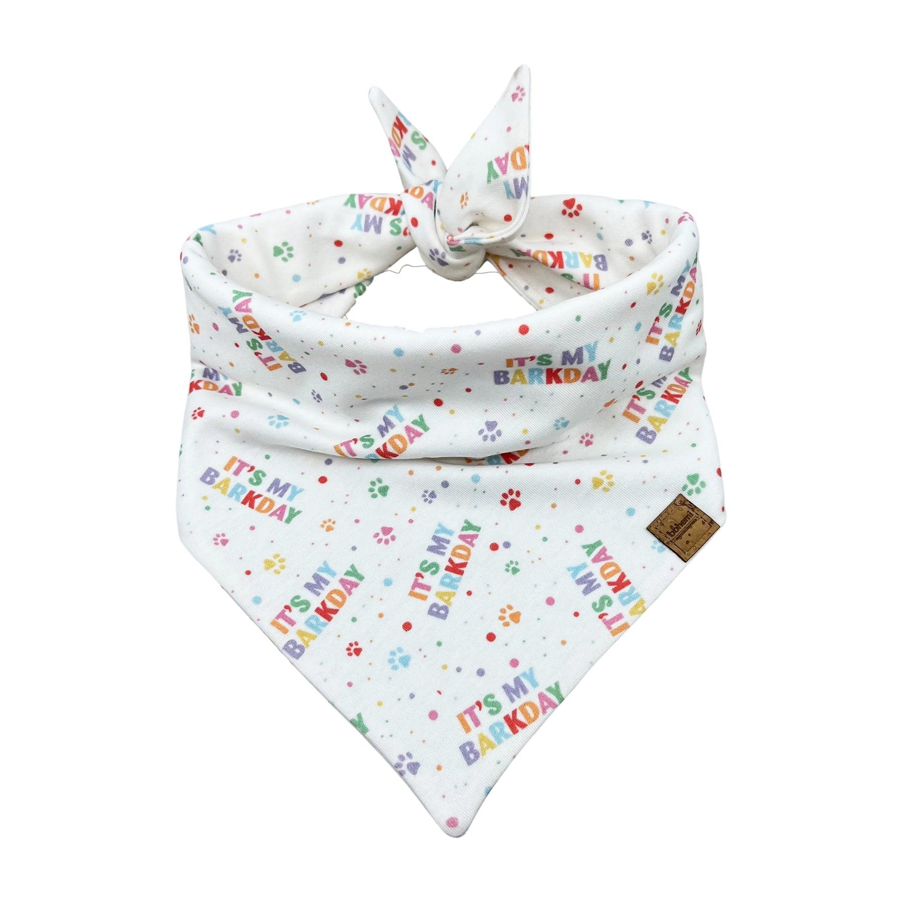 Barkday Dog Bandana - Organic Cotton - Bohemi