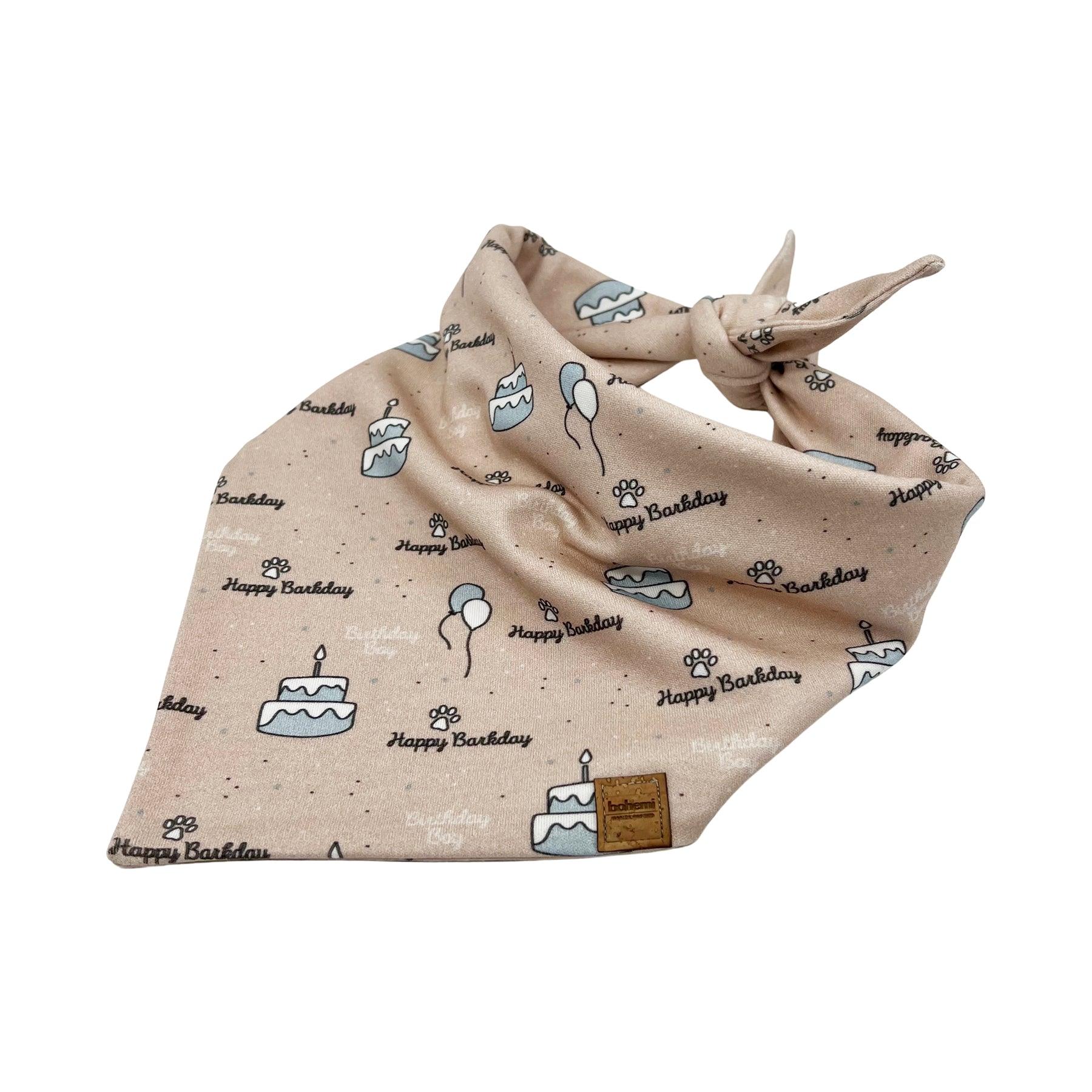Birthday Boy Dog Bandana - Organic Cotton - Bohemi