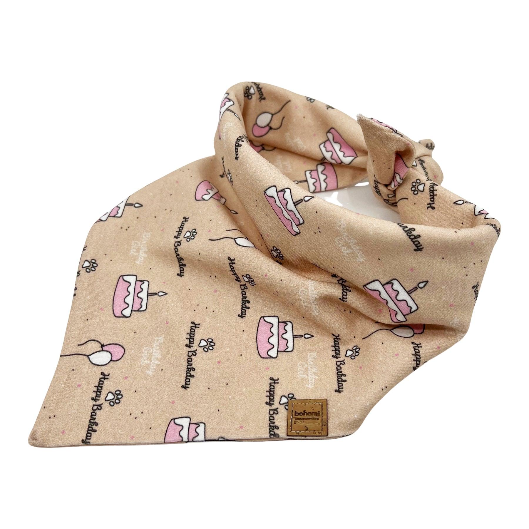 Birthday Girl Dog Bandana - Organic Cotton - Bohemi