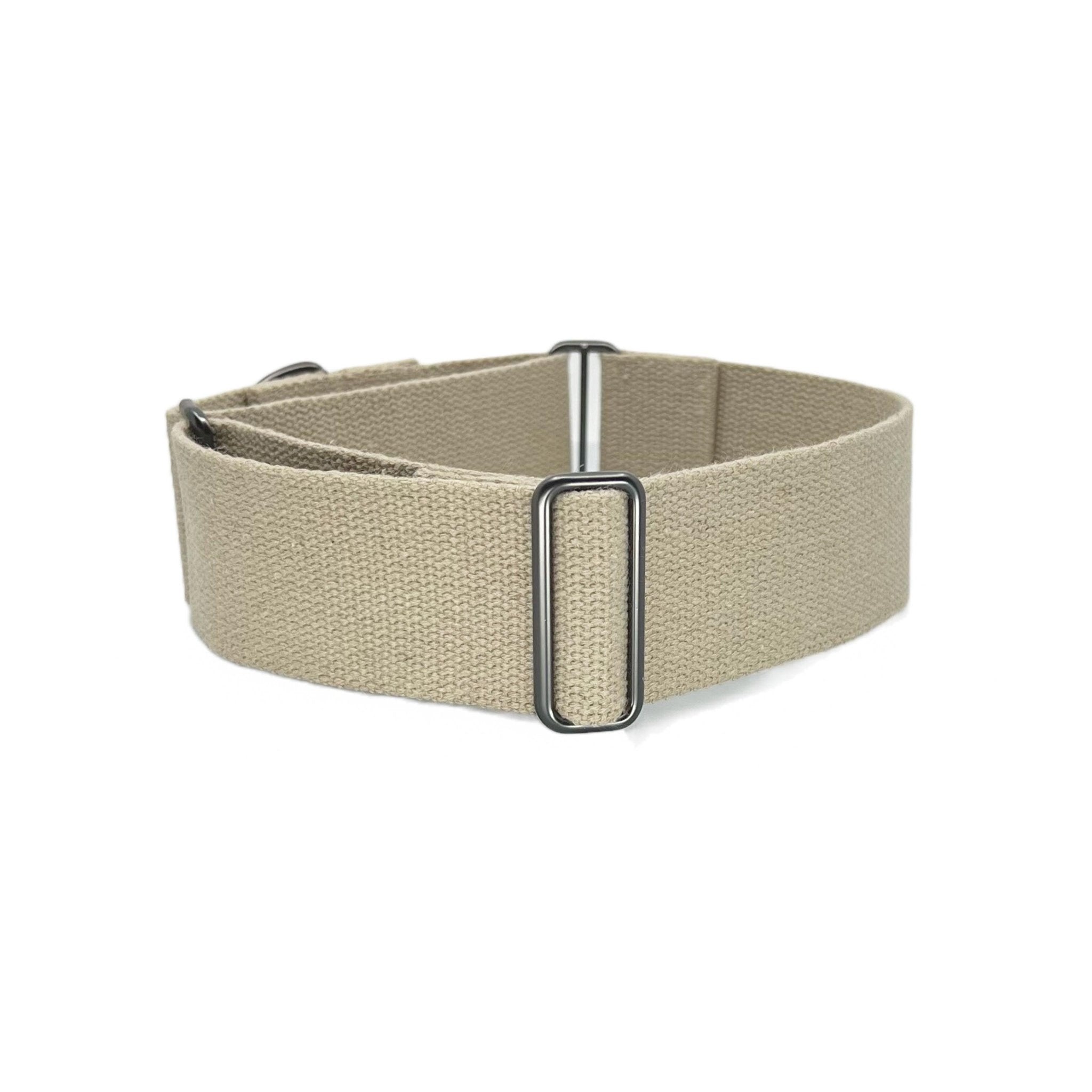 Hemp Martingale Collar Gunmetal Bohemi