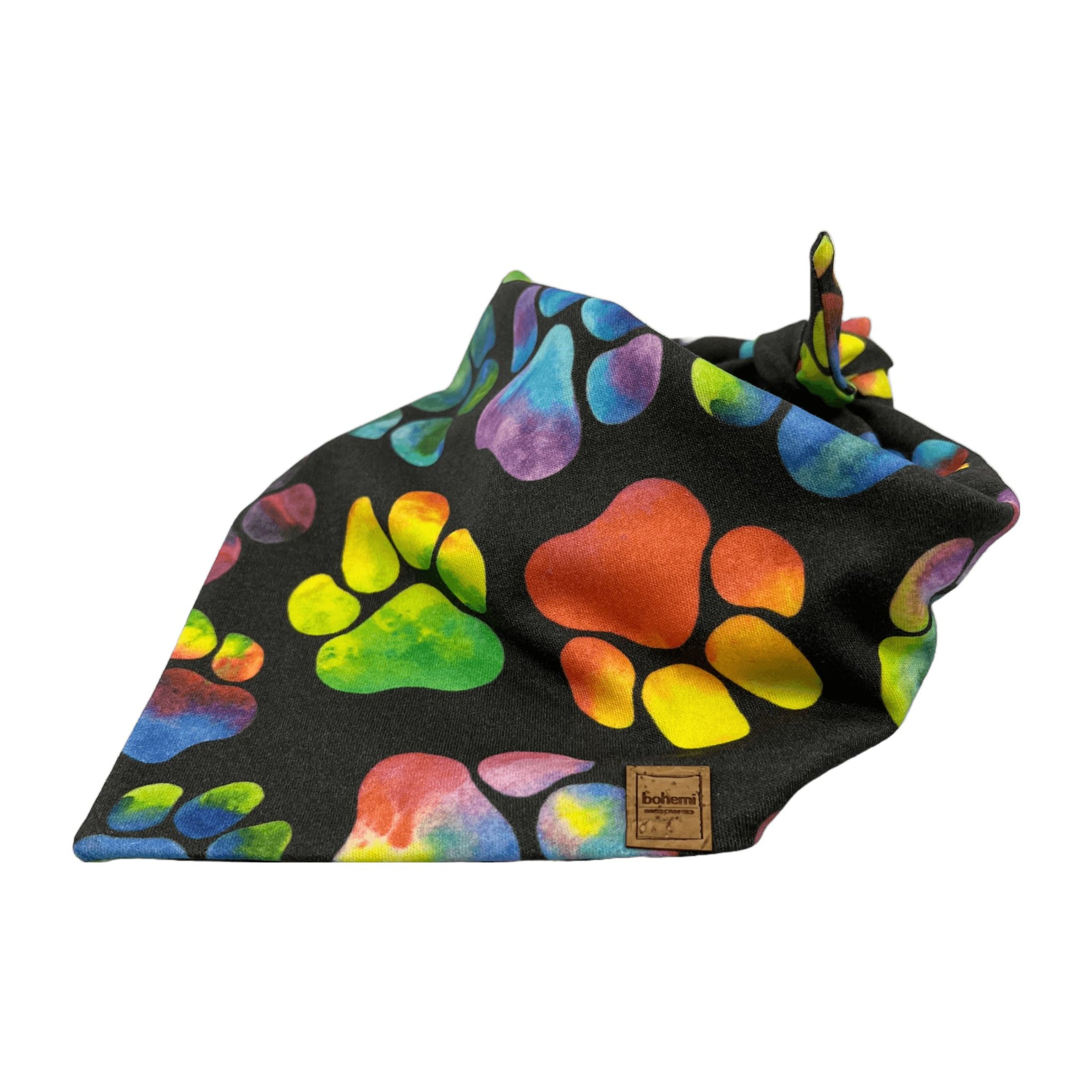 Rainbow Paws Dog Bandana - Organic Cotton - Bohemi