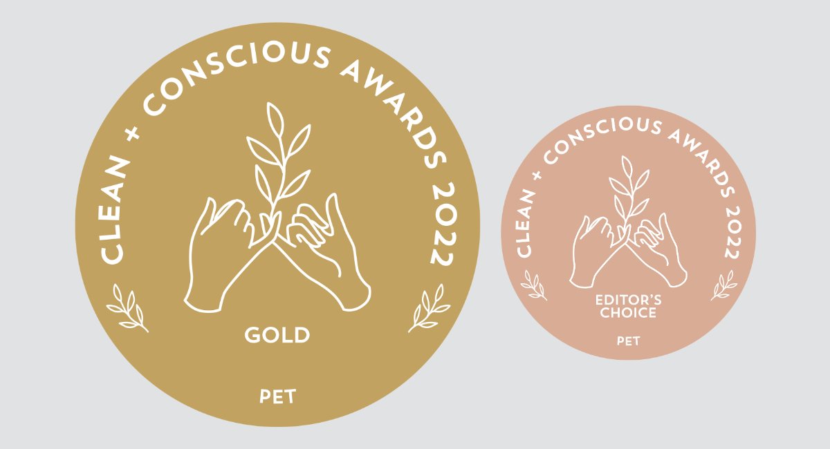 Gold in the 2022 Clean + Conscious Awards - Bohemi
