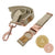 DURABLE Hemp Dog Collar & Lead Set ~ Rose Gold - Bohemi