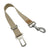 DURABLE Hemp Dog Seatbelt ~ Matte Silver - Bohemi