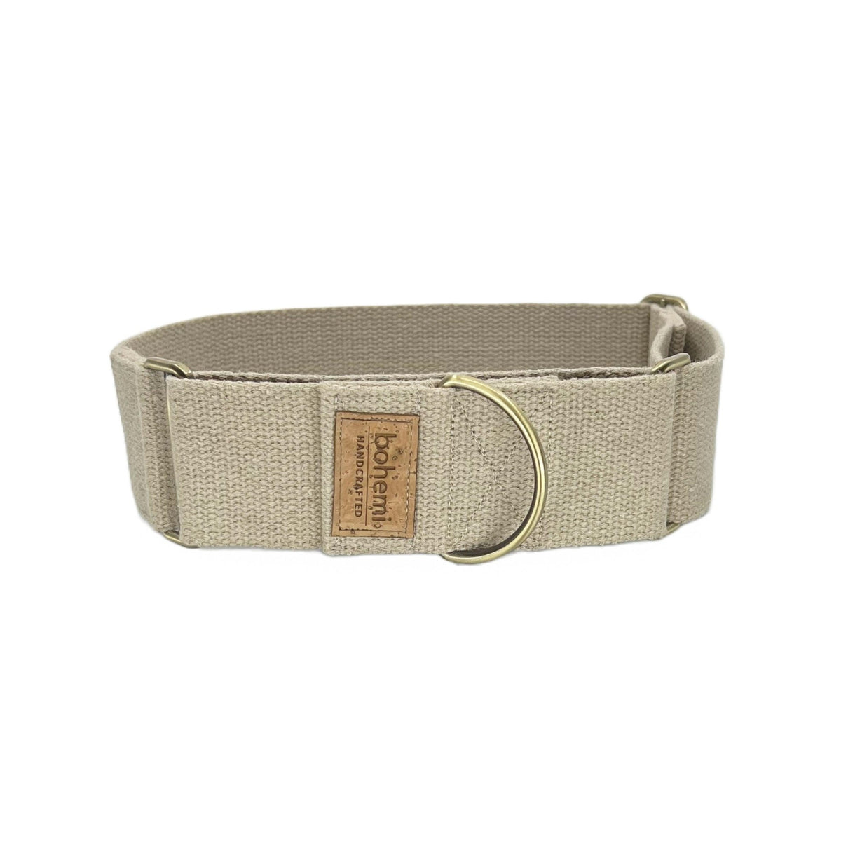 Hemp Martingale Collar Brushed Antique Bohemi