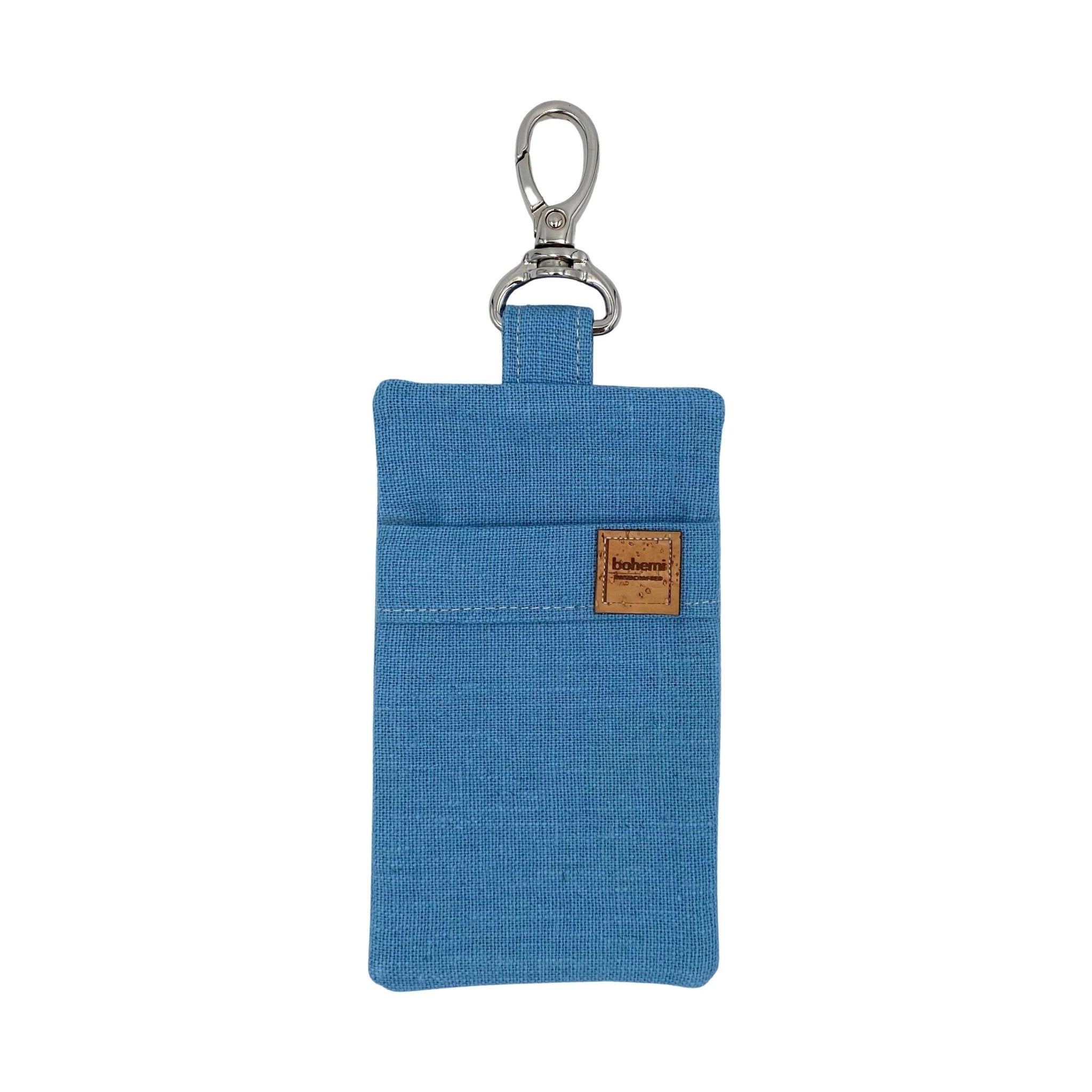 Hemp Poo Bag Mate® ~ Bondi Blue + Silver