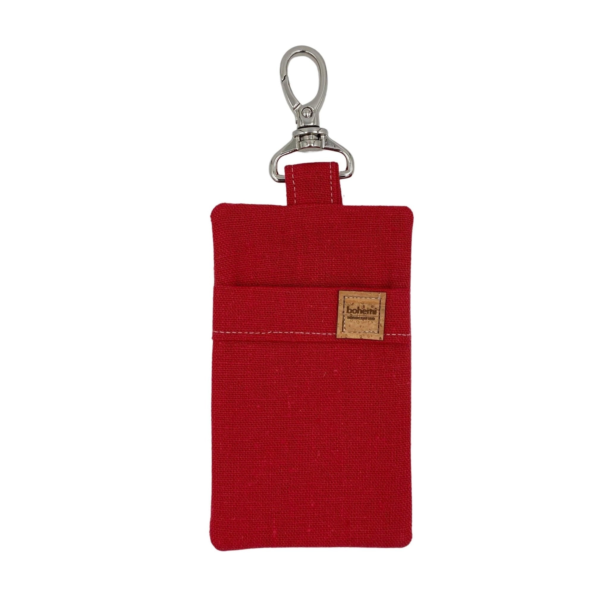 Hemp Poo Bag Mate® ~ Cherry + Silver