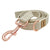 RUSTIC Hemp Dog Lead ~ Rose Gold - Bohemi